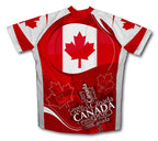 Canada Art Short Sleeve Cycling Jersey for Men and Women