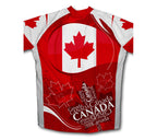 Canada Art Short Sleeve Cycling Jersey for Men and Women