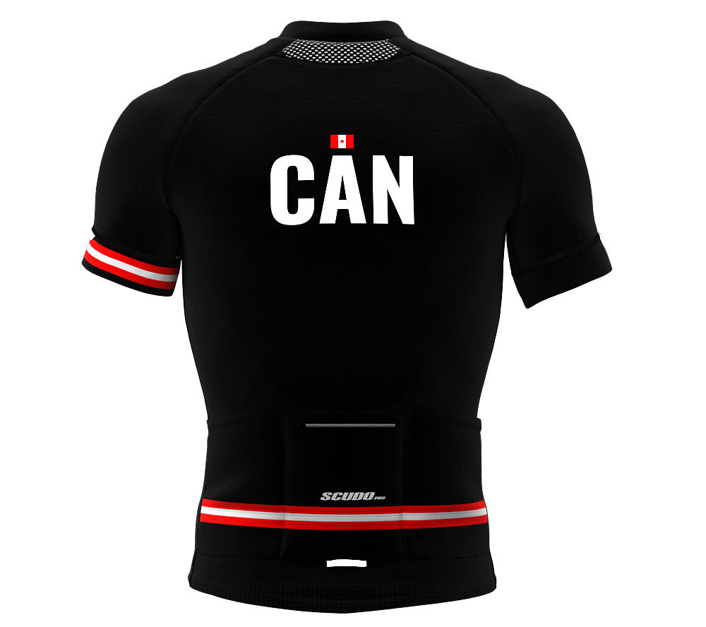 Canada Black CODE Short Sleeve Cycling PRO Jersey for Men and Women