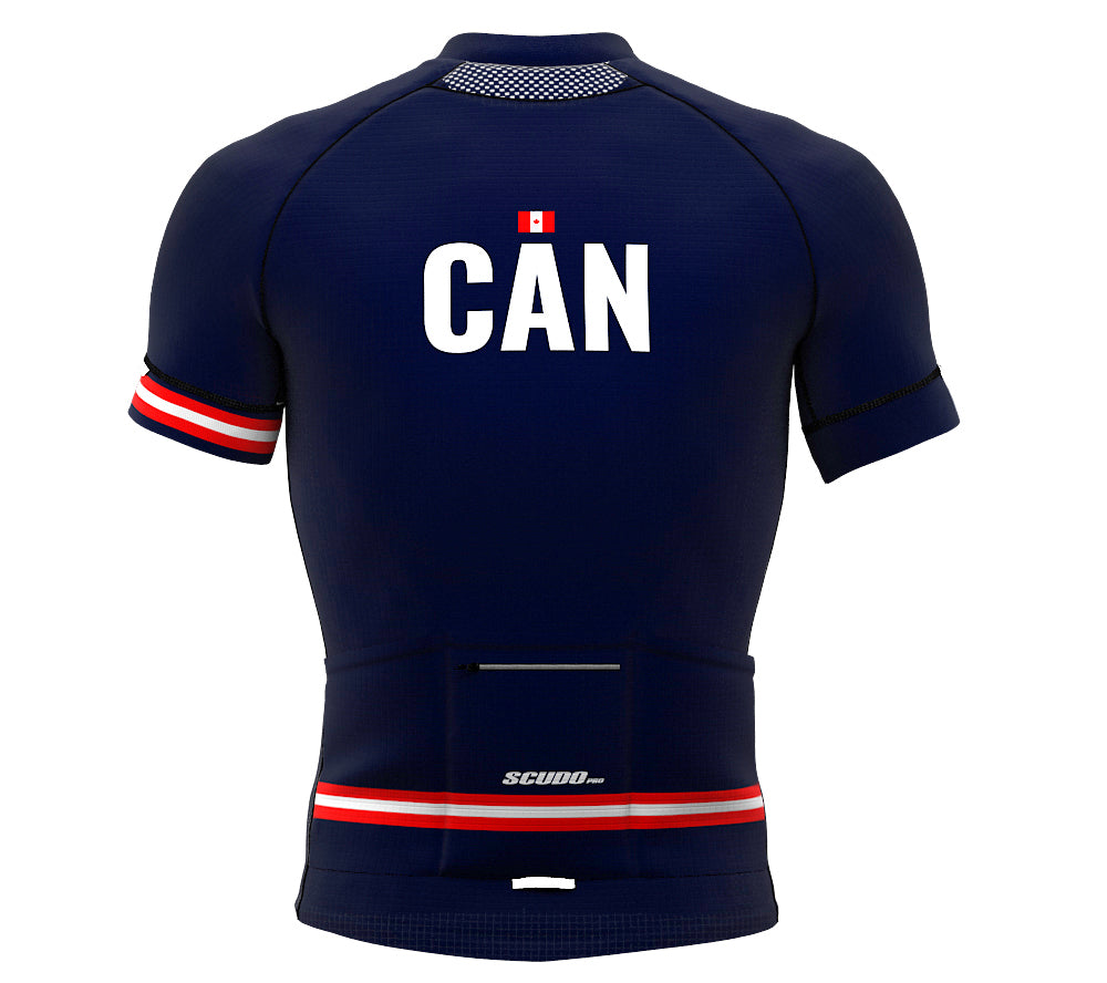 Canada Blue CODE Short Sleeve Cycling PRO Jersey for Men and Women