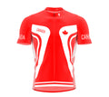 Canada  Full Zipper Bike Short Sleeve Cycling Jersey