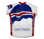 Cape Verde Flag Cycling Jersey for Men and Women