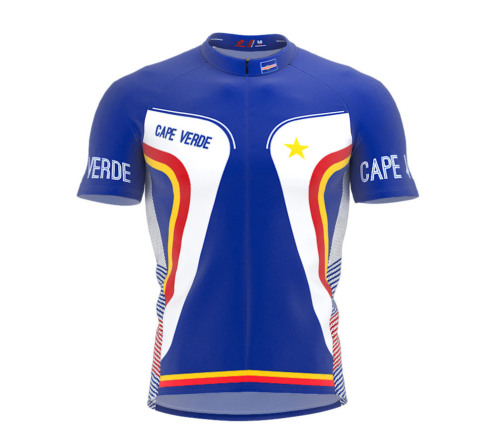 Cape Verde  Full Zipper Bike Short Sleeve Cycling Jersey