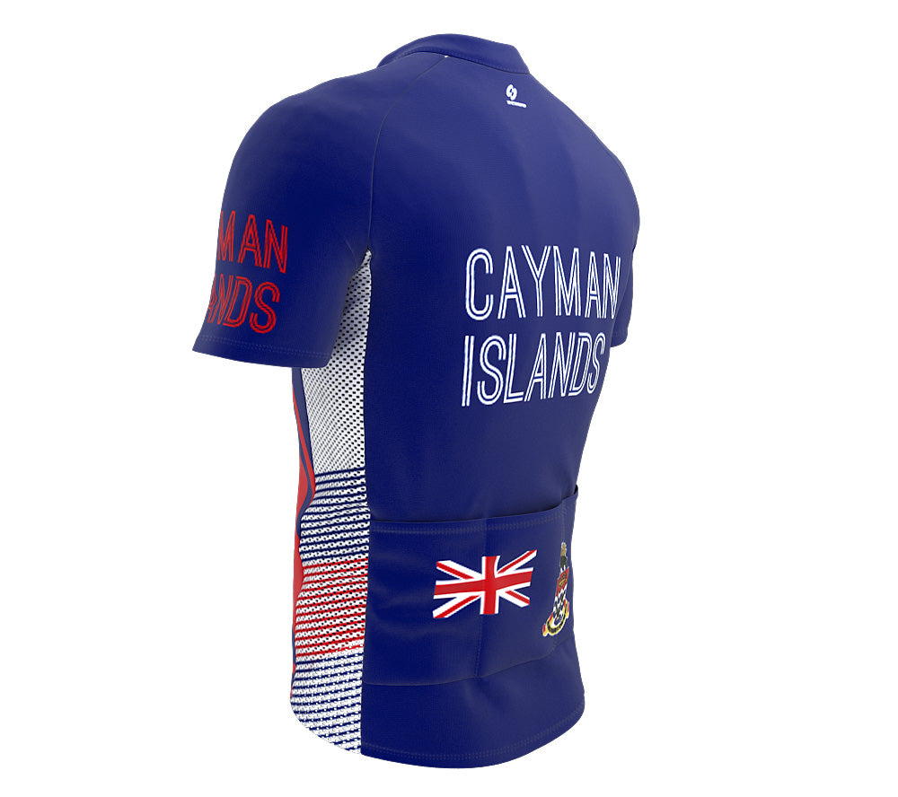 Cayman Islands  Full Zipper Bike Short Sleeve Cycling Jersey