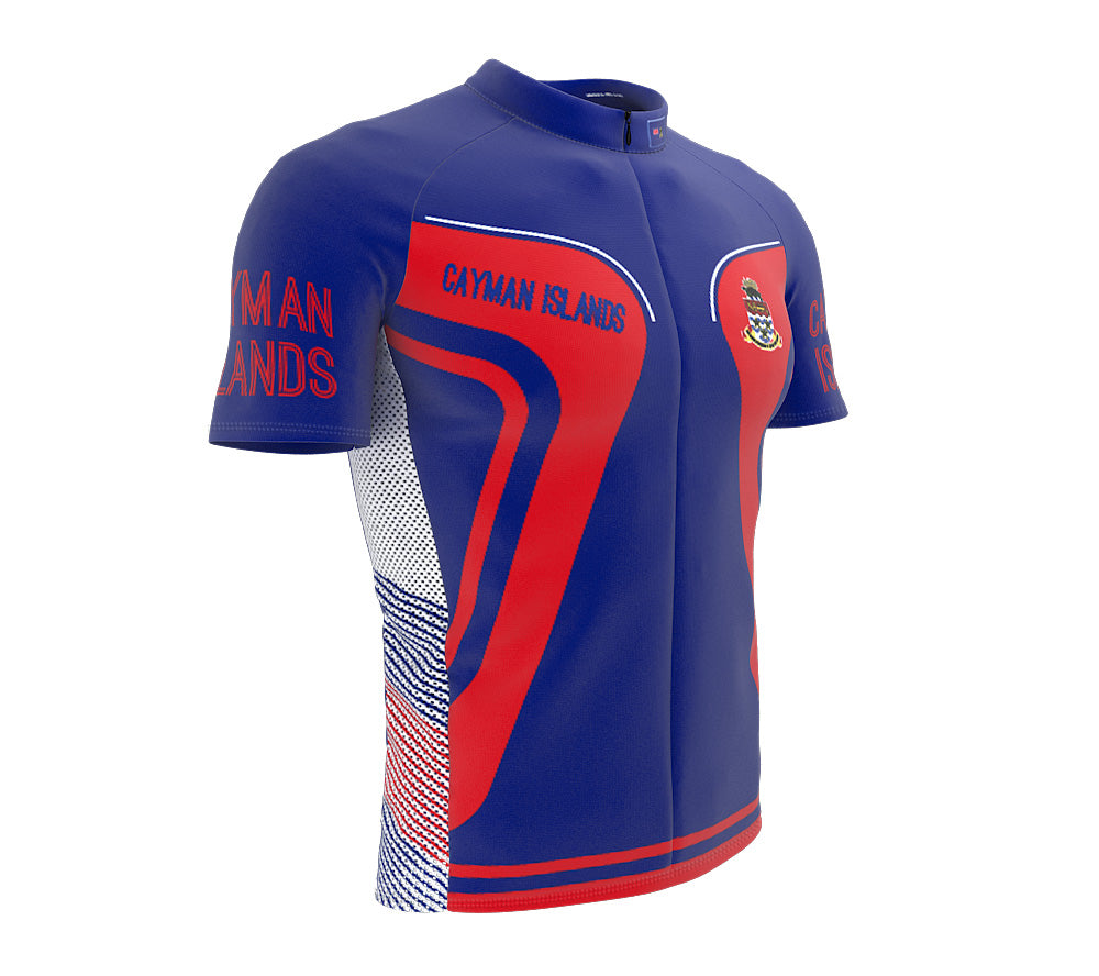 Cayman Islands  Full Zipper Bike Short Sleeve Cycling Jersey