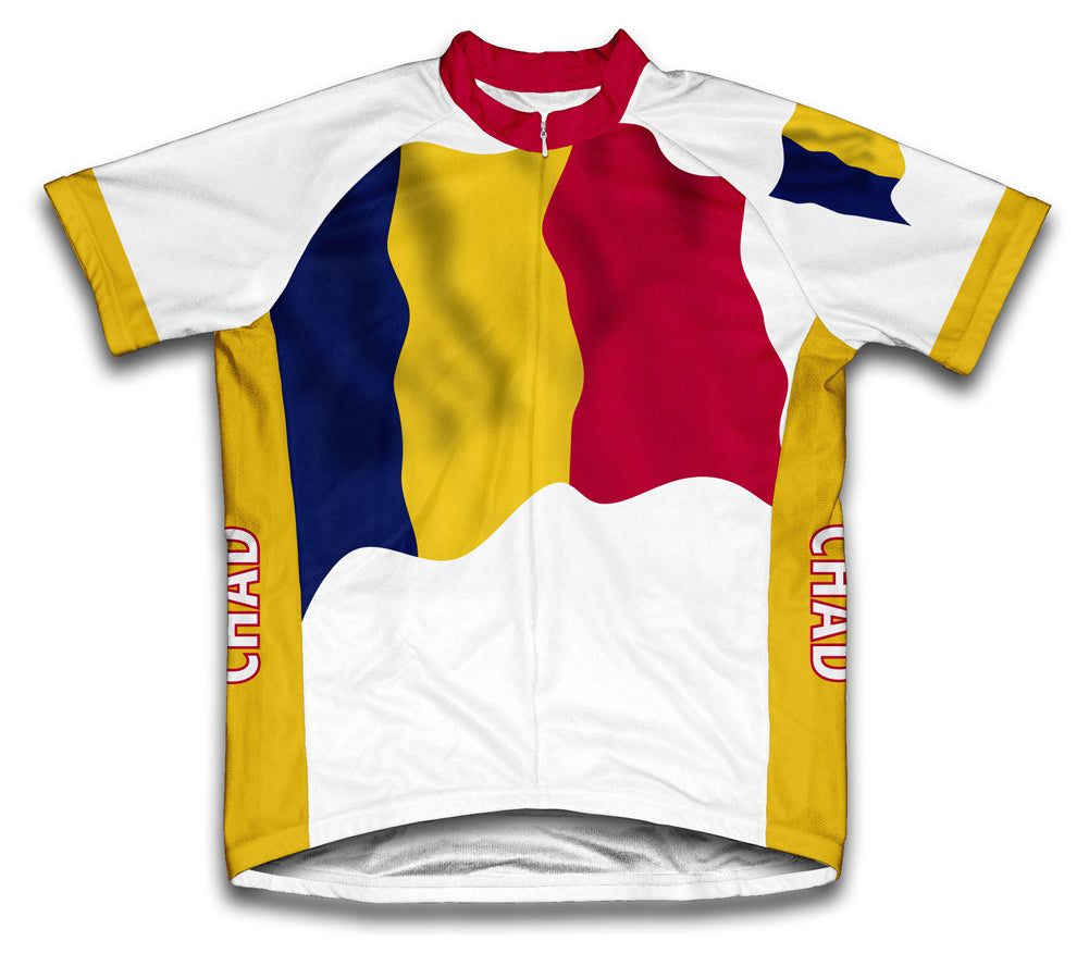 Chad Flag Cycling Jersey for Men and Women