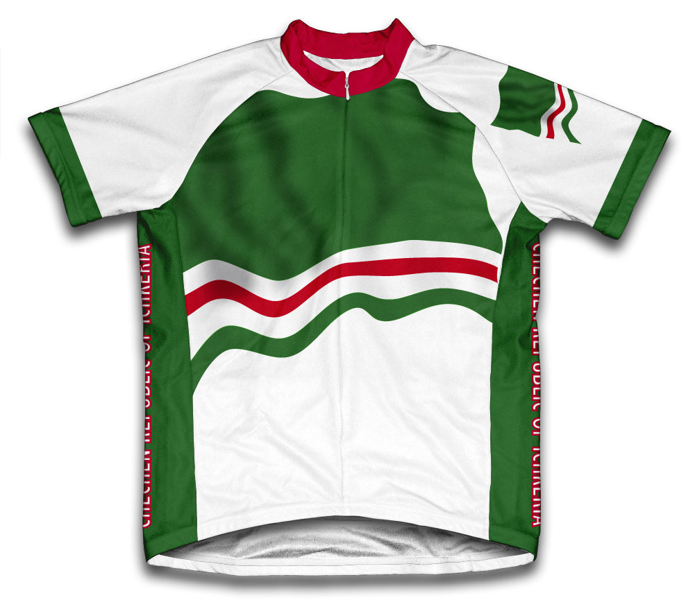 Chechen Republic of Ichkeria Flag Cycling Jersey for Men and Women