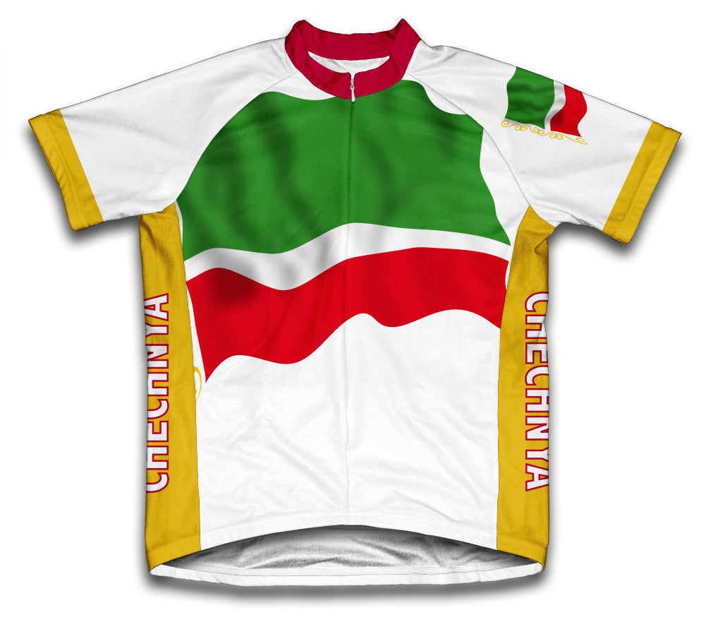 Chechnya Flag Cycling Jersey for Men and Women