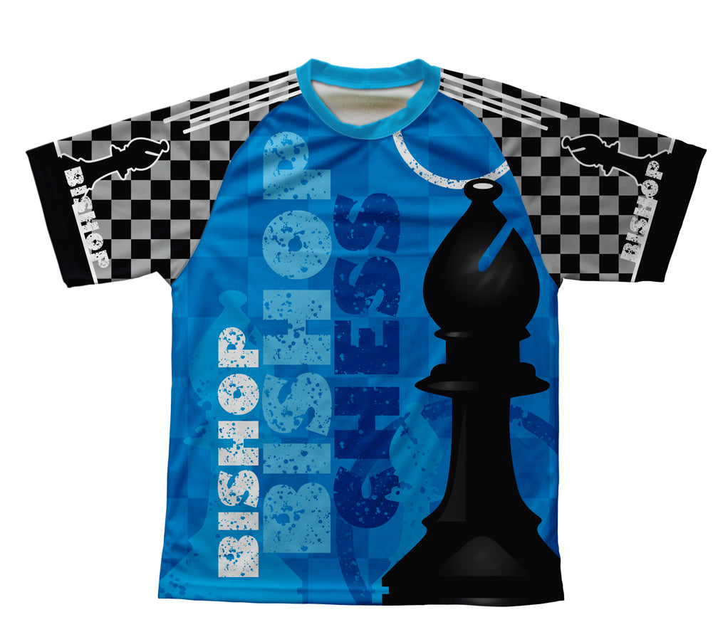 Chess Bishop Technical T-Shirt for Men and Women