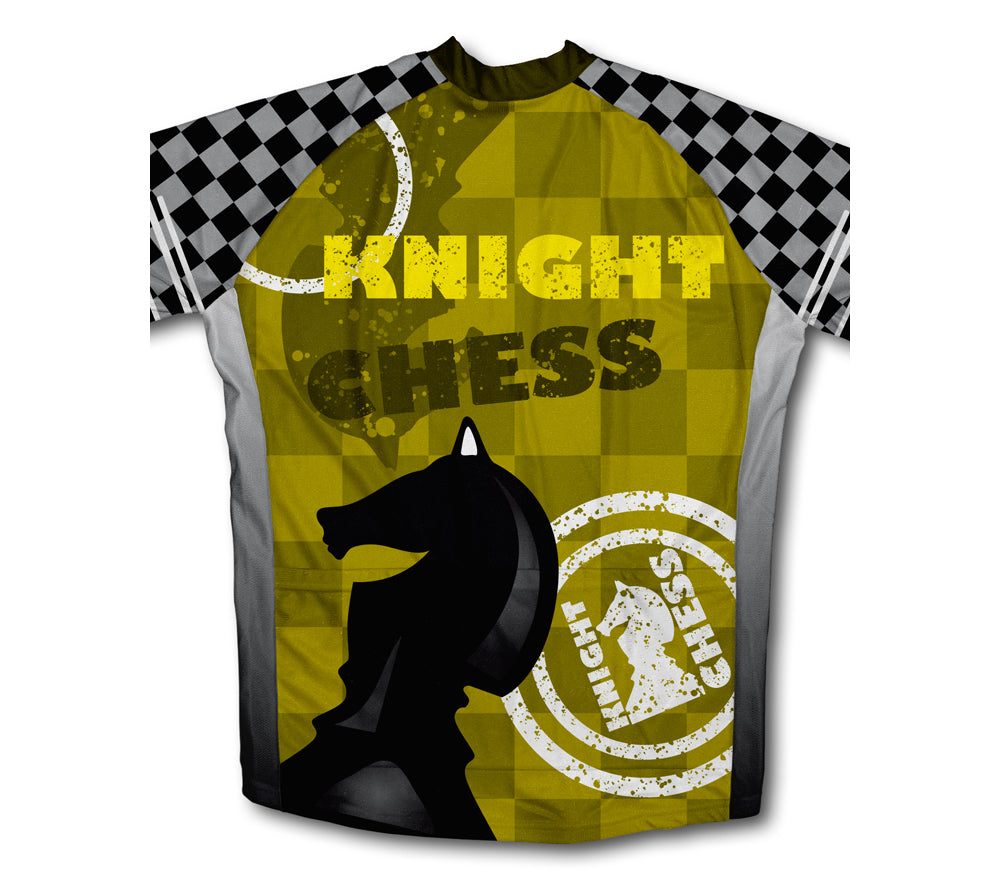 Chess Knight Short Sleeve Cycling Jersey for Men and Women