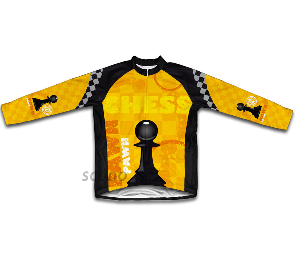 Chess Pawn Winter Thermal Cycling Jersey