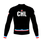 ScudoPro Pro Thermal Long Sleeve Cycling Jersey Country CODE Chile Black | Men and Women