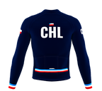 ScudoPro Pro Thermal Long Sleeve Cycling Jersey Country CODE Chile Blue | Men and Women