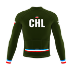 ScudoPro Pro Thermal Long Sleeve Cycling Jersey Country CODE Chile Green | Men and Women