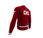 ScudoPro Pro Thermal Long Sleeve Cycling Jersey Country CODE Chile Vine | Men and Women