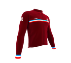 ScudoPro Pro Thermal Long Sleeve Cycling Jersey Country CODE Chile Vine | Men and Women