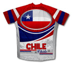 Chile Short Sleeve Cycling Jersey for Men and Women