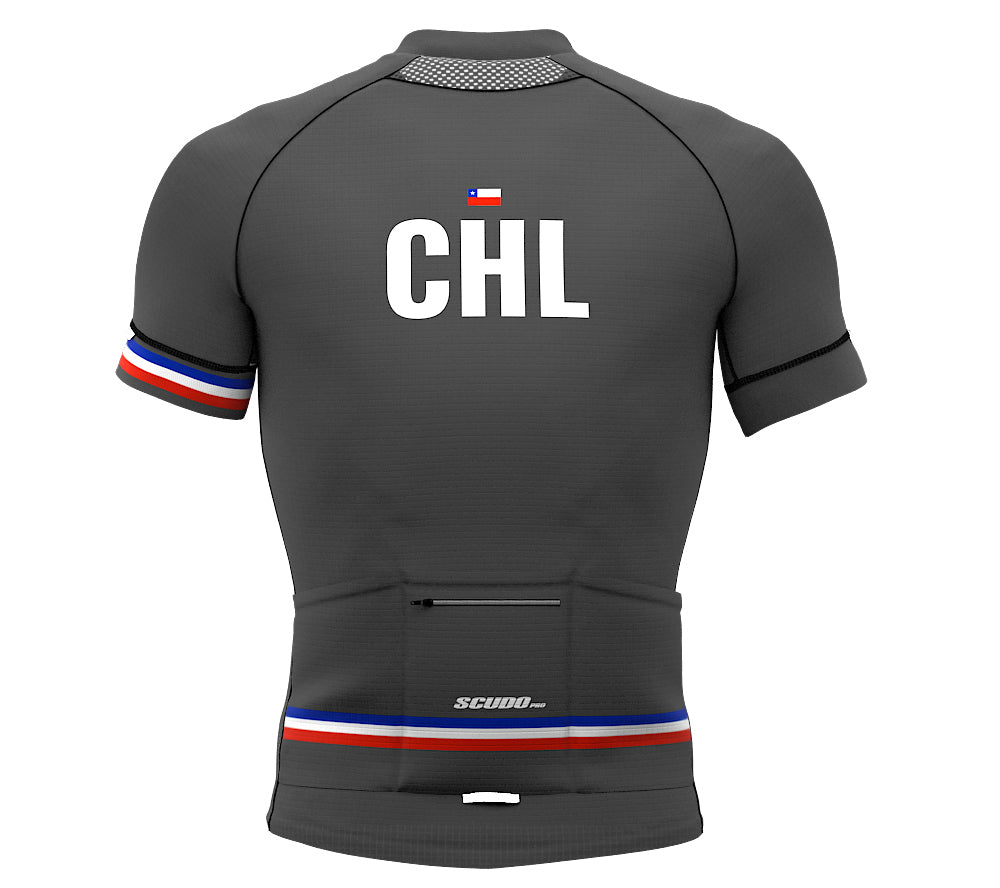 Chile Gray CODE Short Sleeve Cycling PRO Jersey for Men and Women
