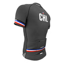 Chile Gray CODE Short Sleeve Cycling PRO Jersey for Men and Women