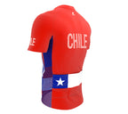 Chile  Full Zipper Bike Short Sleeve Cycling Jersey