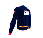 ScudoPro Pro Thermal Long Sleeve Cycling Jersey Country CODE China Blue | Men and Women