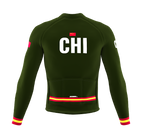 ScudoPro Pro Thermal Long Sleeve Cycling Jersey Country CODE China Green | Men and Women