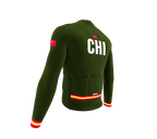 ScudoPro Pro Thermal Long Sleeve Cycling Jersey Country CODE China Green | Men and Women