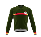 ScudoPro Pro Thermal Long Sleeve Cycling Jersey Country CODE China Green | Men and Women