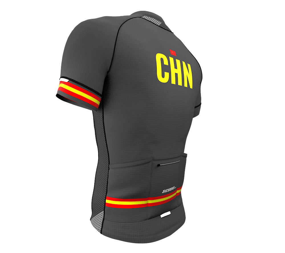 China Gray CODE Short Sleeve Cycling PRO Jersey for Men and Women