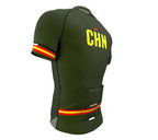China Green CODE Short Sleeve Cycling PRO Jersey for Men and Women