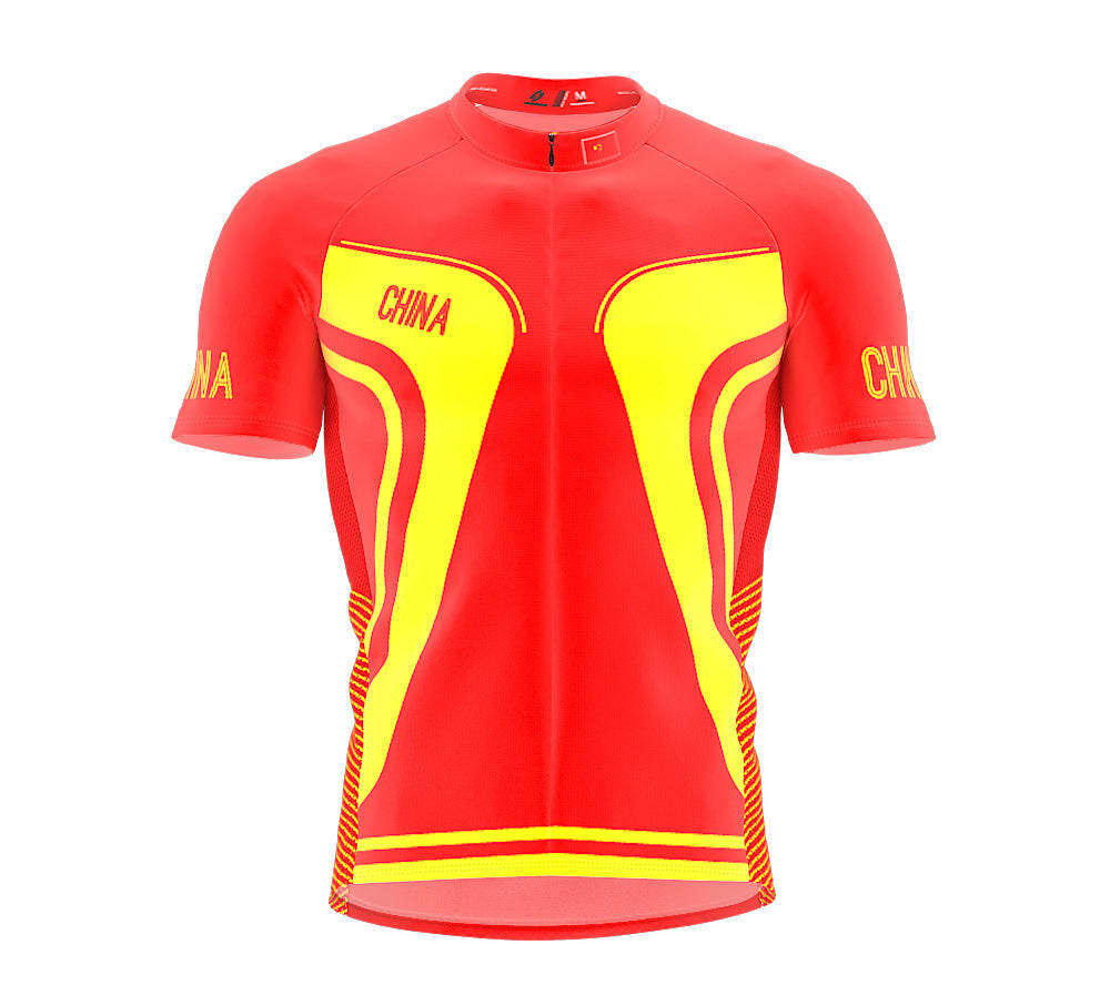 China  Full Zipper Bike Short Sleeve Cycling Jersey