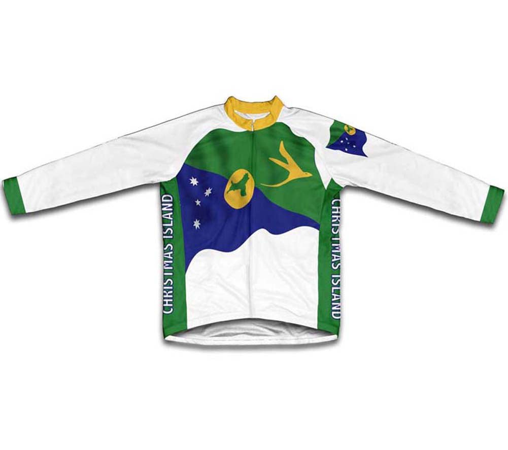 Christmas Island Flag Cycling Jersey for Men and Women
