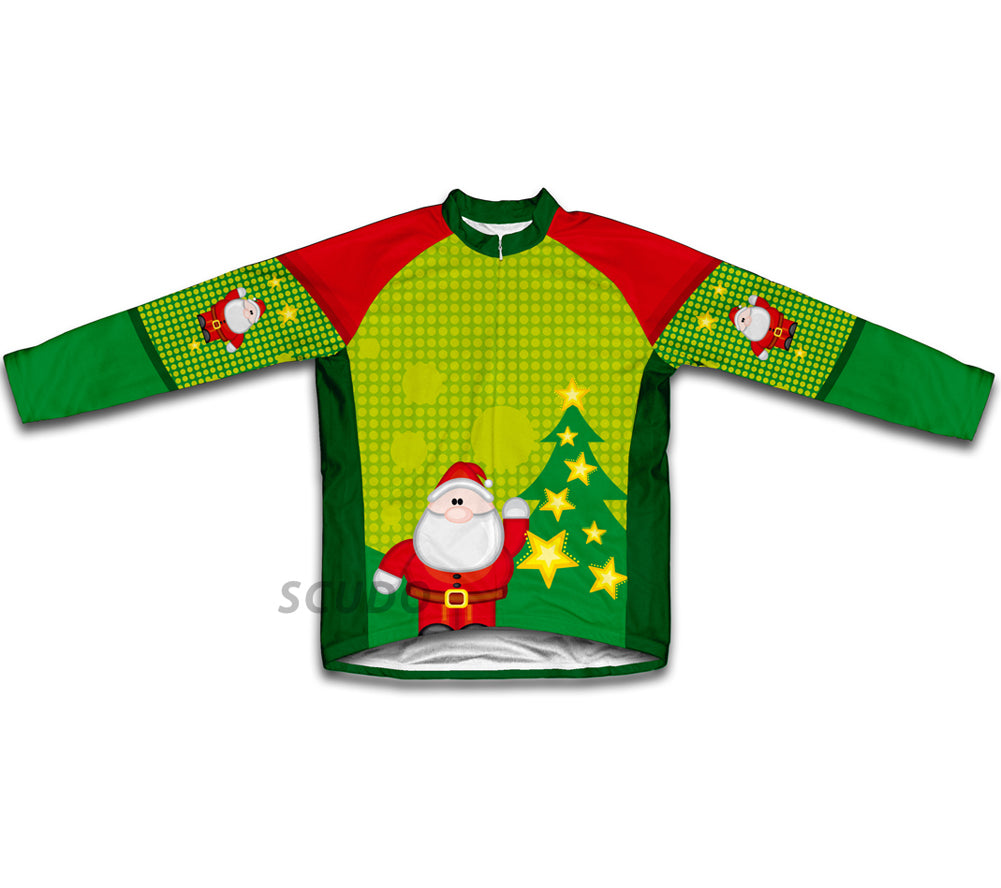 Christmas Santa Winter Thermal Cycling Jersey