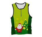 Christmas Santa Triathlon Top