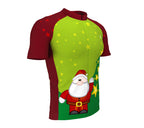 Christmas Santa Short Sleeve Cycling Jersey for Men and Women