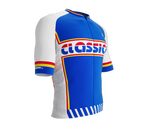 ScudoPro Elite Fit Short Sleeve Cycling Jersey Retro Classical Blue |  Men and Women