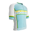 ScudoPro Elite Fit Short Sleeve Cycling Jersey Retro Classical Aqua |  Men and Women