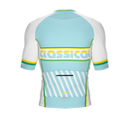 ScudoPro Elite Fit Short Sleeve Cycling Jersey Retro Classical Aqua |  Men and Women