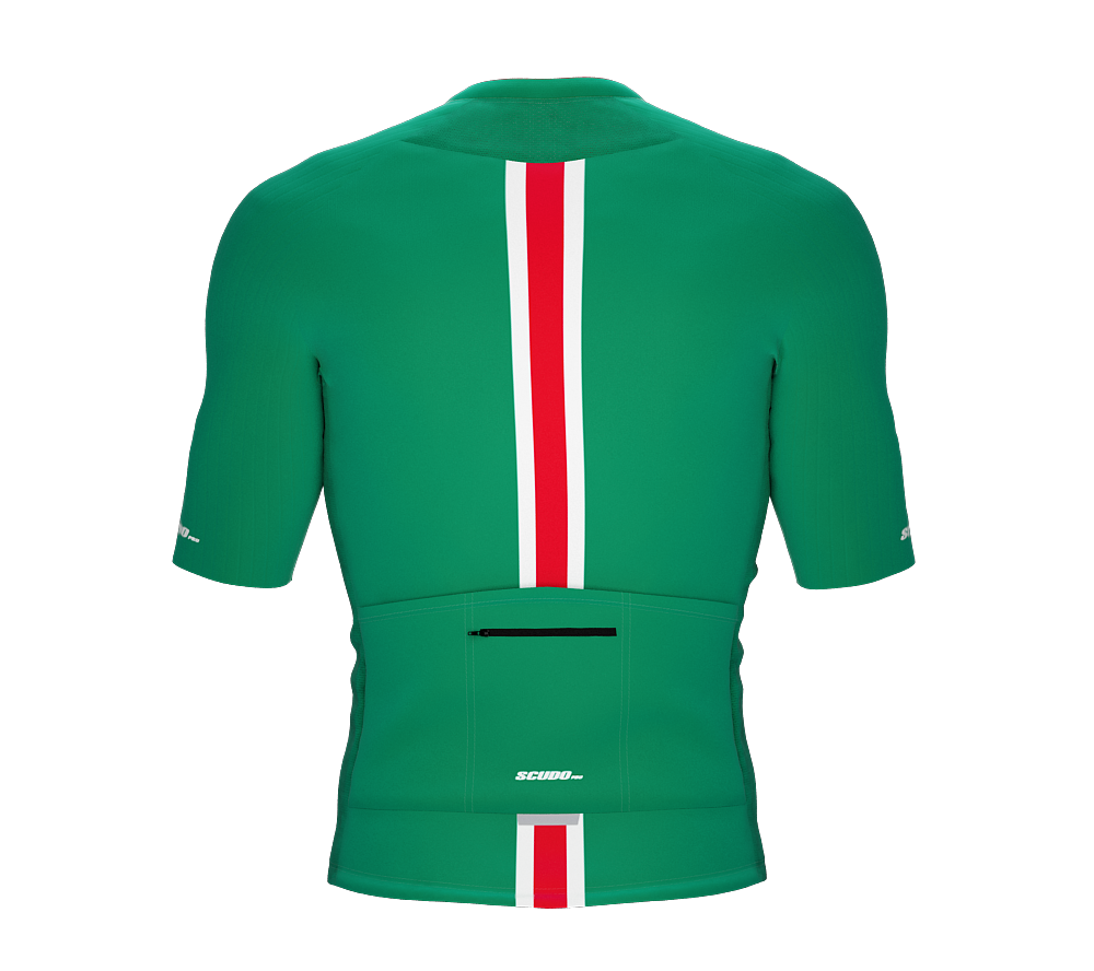 ScudoPro Elite Fit Short Sleeve Cycling Jersey Retro Classical Green |  Men and Women