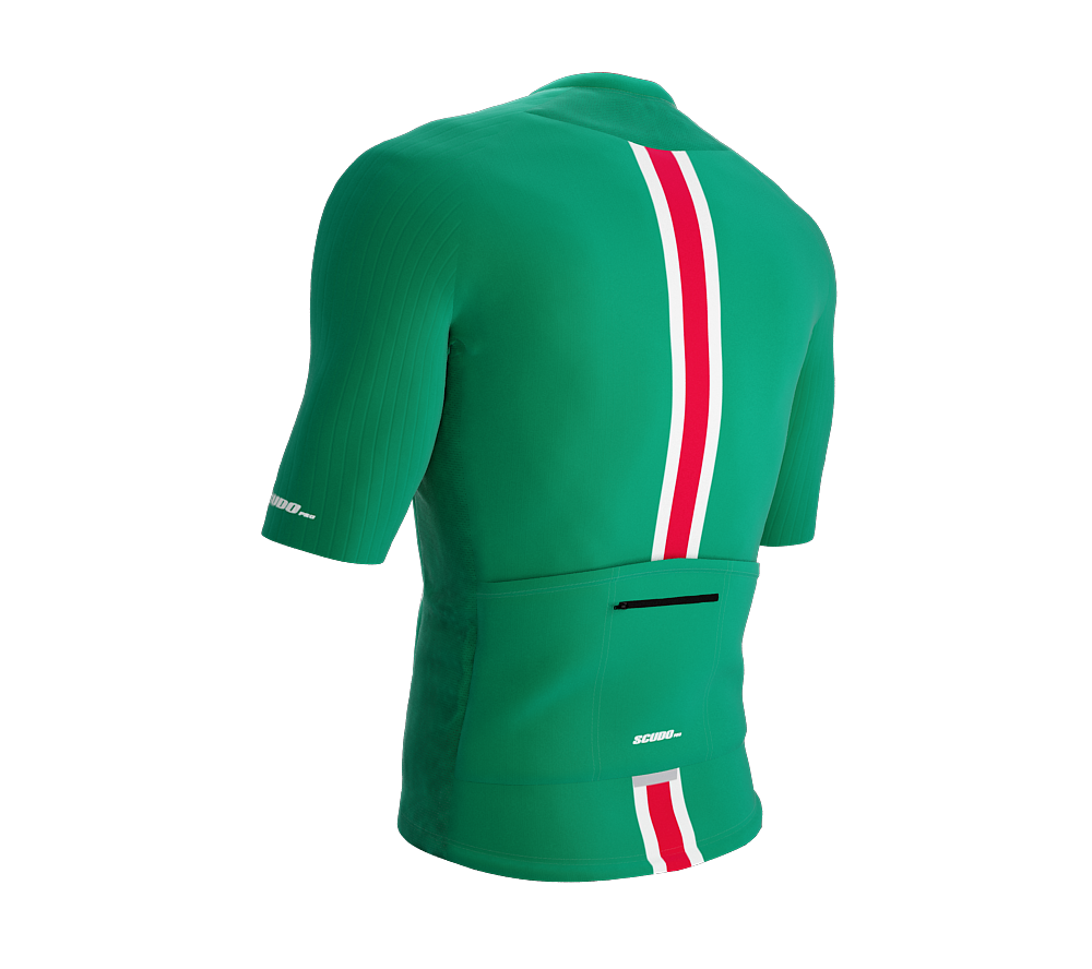 ScudoPro Elite Fit Short Sleeve Cycling Jersey Retro Classical Green |  Men and Women
