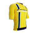 ScudoPro Elite Fit Short Sleeve Cycling Jersey Retro Classical Yellow |  Men and Women