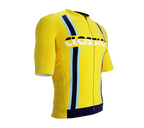 ScudoPro Elite Fit Short Sleeve Cycling Jersey Retro Classical Yellow |  Men and Women