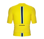 ScudoPro Elite Fit Short Sleeve Cycling Jersey Retro Classical Yellow |  Men and Women