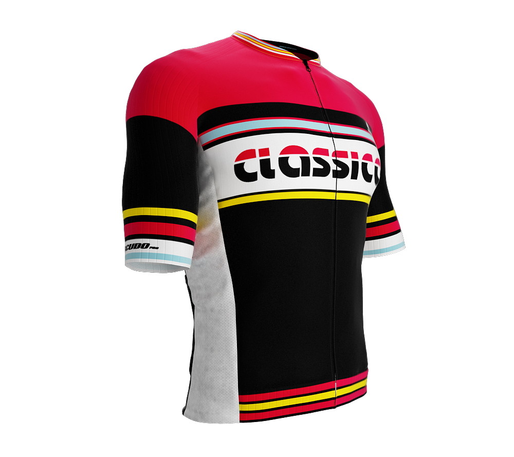 ScudoPro Pro-Elite Short Sleeve Cycling Jersey Retro Classical Red |  Men and Women