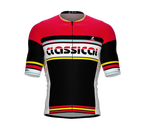 ScudoPro Elite Fit Short Sleeve Cycling Jersey Retro Classical Red |  Men and Women