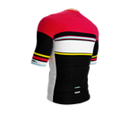 ScudoPro Elite Fit Short Sleeve Cycling Jersey Retro Classical Red |  Men and Women