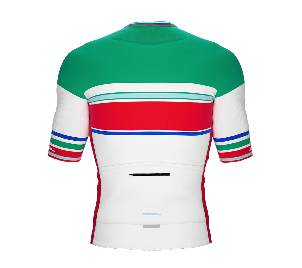 ScudoPro Elite Fit Short Sleeve Cycling Jersey Retro Classical Red |  Men and Women