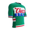 ScudoPro Elite Fit Short Sleeve Cycling Jersey Retro Classic Style Green |  Men and Women