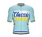 ScudoPro Elite Fit Short Sleeve Cycling Jersey Retro Classic Style Aqua |  Men and Women