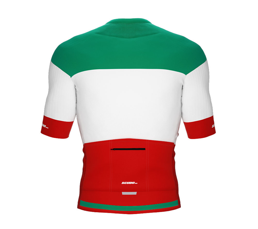 ScudoPro Elite Fit Short Sleeve Cycling Jersey Retro Classic Style Green |  Men and Women